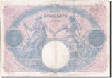 France 50 Francs 1915 Banknote, 50 F 1889-1927 