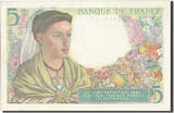 France 5 Francs 1943 Banknote, 5 F 1943-1947 