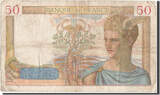 France 50 Francs 1935 Banknote, 50 F 1934-1940 