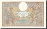 France 100 Francs 1920 Banknote, 100 F 1908-1939 