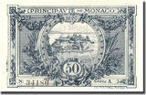 Monaco 50 Centimes 1920 Banknote, 1920-03-20, KM:3a UNC(65-70)