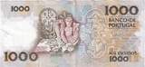 Portugal 1000 Escudos 1988 17-06-1993 AU(55-58)