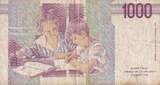 Italy 1000 Lire 1990 Banknote, 1990-10-03, KM:114c VF(20-25)