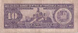 Venezuela 10 Bolívares 1988 Banknote, 1988-11-03, KM:61d F(12-15)