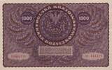 Poland 1000 Marek 1919 Banknote, 1919-08-23, KM:29 AU(55-58)