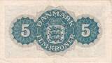 Denmark 5 Kroner 1944 SS EF(40-45)