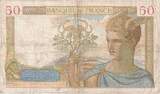 France 50 Francs 1937 Cérès, 1937-08-05, R.6675038 VF(20-25)