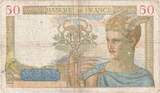 France 50 Francs 1937 Cérès, 1937-05-13, D.6148575 VF(20-25)
