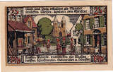 Germany 25 Pfennig Banknote, Ballenstedt, jardin, 1921 UNC(63) Mehl:60.1