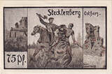 Germany 1921 Banknote, Stecklenberg, 75 Pfennig chevalier, UNC(63) Mehl:1258.3