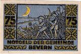 Germany 75 Pfennig Banknote, Bevern, personnage, 1921 UNC(63) Mehl:97.1a