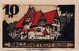Germany 10 Pfennig 1921 Banknote, Ballenstedt, manoir 1921-03-22, UNC(63) Mehl:61.3