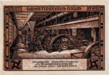Germany 50 Pfennig 1921 Banknote, Bitterfeld, presse, Mehl:111.3 UNC(63)