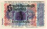 Germany 1,05 Goldmark 1923 Bielefeld, 1923-11-08, Grabowski:95 UNC(63)