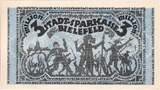 Germany 3 Millionen Mark 1923 Bielefeld, 1923-08-11 UNC(63)