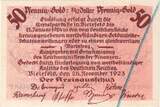 Germany 50 Pfennig 1923 Bielefeld, 1923-11-28 EF(40-45)