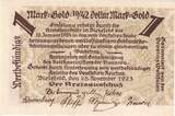 Germany 1 Goldmark 1923 Bielefeld, 1923-11-28 UNC(63)