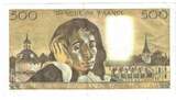 France 500 Francs 1977 Pascal, Y.75, Fayette:71.17, KM:156d AU(55-58)