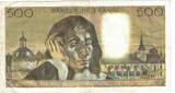 France 500 Francs 1974 Pascal, K.45, Fayette:71.12, KM:156c EF(40-45)