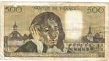 France 500 Francs 1977 Pascal, M.68, Fayette:71.16, KM:156d VF(30-35)