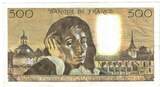 France 500 Francs 1977 Pascal, Y.72, Fayette:71.16, KM:156d EF(40-45)