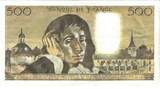 France 500 Francs 1977 Pascal, A.76, Fayette:71.17, KM:156d EF(40-45)