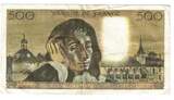 France 500 Francs 1973 Pascal, L.38, Fayette:71.10, KM:156b VF(20-25)