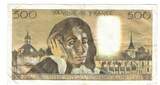 France 500 Francs 1976 Pascal, X.62, Fayette:71.15, KM:156d VF(30-35)