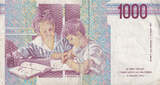 Italy 1000 Lire 1990-1993 Banknote, KM:114a EF(40-45)