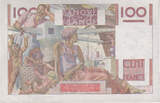 France 100 Francs 1952 Jeune Paysan, M.471, Fayette:28.33, KM:128d UNC(63)