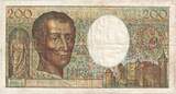 France 200 Francs 1981 Montesquieu, D.008, Fayette:70.01, KM:155a EF(40-45)