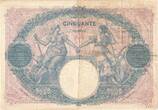 France 50 Francs 1926 Bleu et Rose, N.11817, Fayette:14.39, KM:64h AU(50-53)