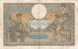 France 100 Francs 1909 Luc Olivier Merson, O.929, Fayette:23.01 VF(30-35)