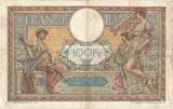France 100 Francs 1912 Luc Olivier Merson, G.1470, Fayette:23.4 EF(40-45)