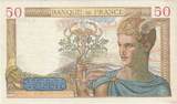 France 50 Francs 1940 Cérès, G.12319, Fayette:18.39, KM:85b AU(55-58)