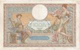 France 100 Francs 1935 Luc Olivier Merson, W.47842, Fayette:24.14 EF(40-45)