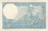 France 10 Francs 1921 Minerve, A.7872, Fayette:6.5, KM:73b EF(40-45)