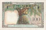 French Somaliland 100 Francs 1952 KM:26a EF(40-45)
