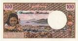 New Hebrides 100 Francs 1977 NOUVELLES HEBRIDES, KM:18c UNC(65-70)