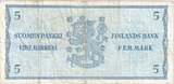Finland 5 Markkaa 1963 SGE+ F(12-15)