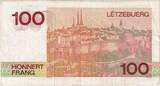 Luxembourg 100 Francs 1993 S+ VF(30-35)
