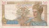 France 50 Francs 1938 Cérès, 1938-09-15, K.8520 VF(20-25)