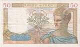 France 50 Francs 1939 Cérès, 1938-09-15, V.9572 EF(40-45)