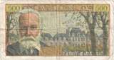France 500 Francs 1958 Victor Hugo, 1958-07-10, P.102 VF(20-25)