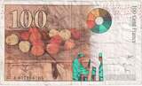 France 100 Francs 1997 Cézanne, A.007 VF(30-35)