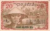 French Indochina 20 Cents Undated (1939) SS+ AU(50-53)