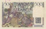 France 500 Francs 1945 X.7, Fayette:34.1, KM:129a AU(50-53)