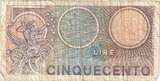 Italy 500 Lire 1974 1974-02-14, KM:94 AG(1-3)