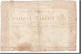 France 1000 Francs 1795 Banknote, Leval, 1795-01-07, KM:A80 VF(20-25)