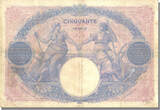 France 50 Francs 1913 Banknote, 50 F 1889-1927 